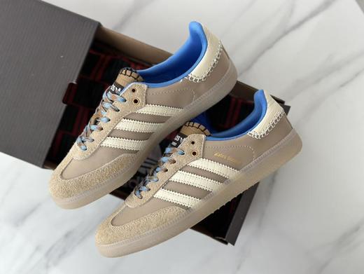 阿迪&WalesBonner桑巴舞系列绅士德训足球百搭皮革板鞋双色（DD） 商品图1