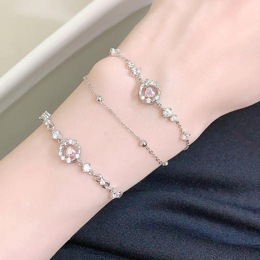 卡蒂罗/KADER 羽你相伴 魔法苹果双链/单链手链 天使之羽小众轻奢浪漫高级感手饰 跳动的心糖果色配饰 七夕礼物 商品图10