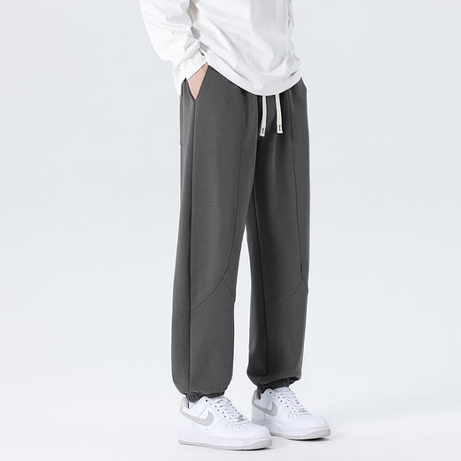 【新款DYF】大依优型大码束脚小脚运动针织休闲裤加肥加大男装舒适胖子肥佬百搭运动裤长裤 商品图4