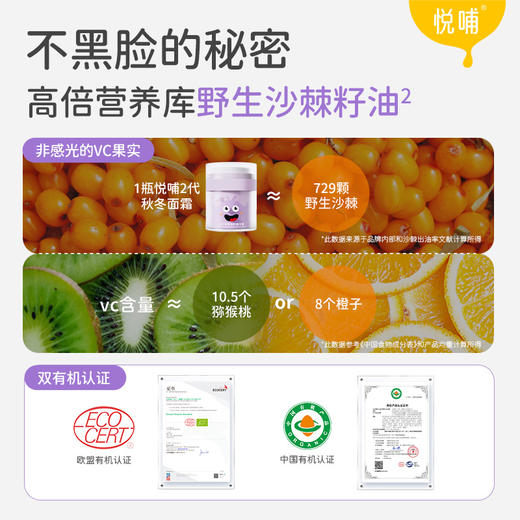 【丸丫专享】悦哺宝宝面霜婴幼儿舒缓保湿霜新生儿秋冬温和面霜 商品图4