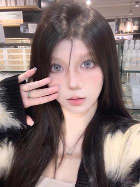 Winni&Milcacon 半年抛美瞳  M35黑 碎冰银河   直径14.5mm 着色 13.8mm