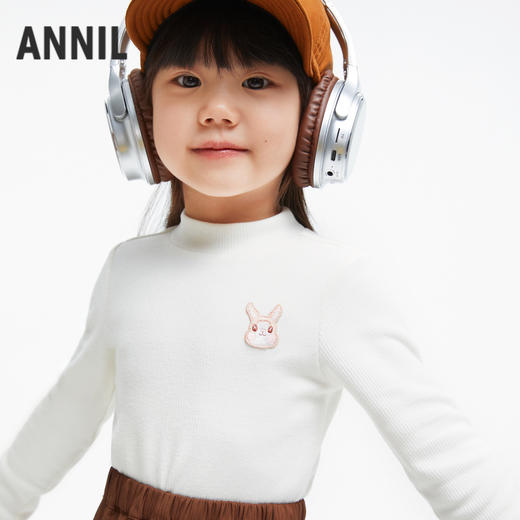 女童净色中领打底衫安奈儿童装实体店同款XG431674 商品图2