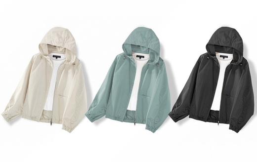 Martine Wester 女款密可柔面料松紧下摆连帽外套 11363335 商品图0