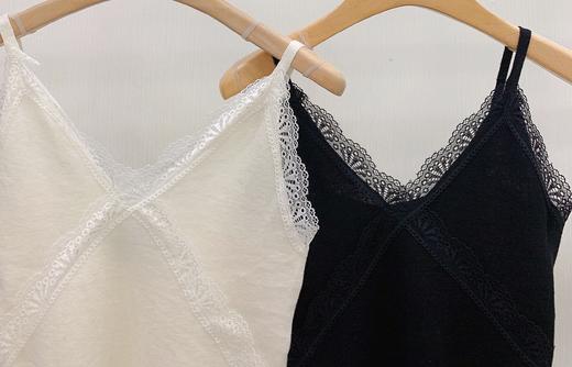 蕾丝拼接羊毛吊带 商品图1