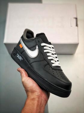 耐克Off-WhitexAirForce1Low黑银（DD）