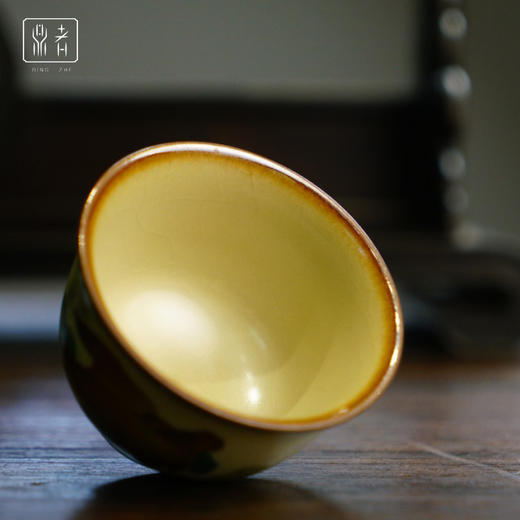 问鼎鼎者汝瓷端合杯（绘画如鱼得水）馥郁杯（绘画如鱼得水）（缺货） 商品图1