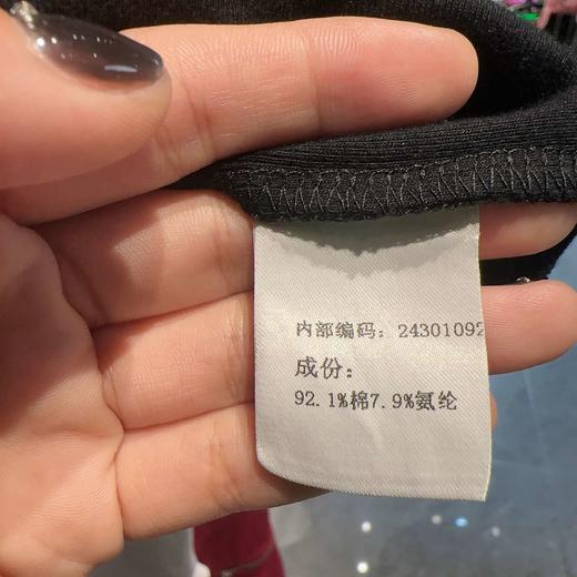 Z1圆领大图案印花短袖T恤40730（黑） 秋季 243010920321 商品图5