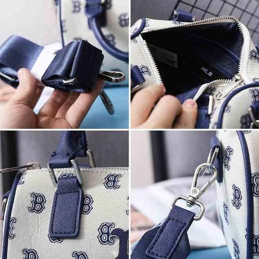 【复古时髦】MLB 钻石老花波士顿包   C90223 商品图7