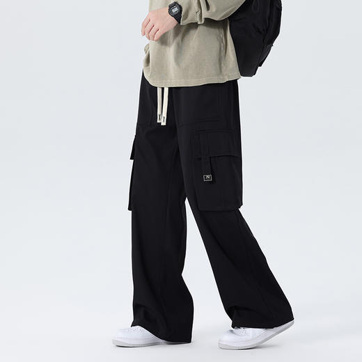 【新款DYF】大依优型大码直筒休闲裤工装裤阔腿加肥加大男装舒适胖子肥佬百搭运动裤长裤 商品图0