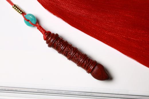 GJXJ0284°释然/紫光檀文昌笔挂件 商品图4