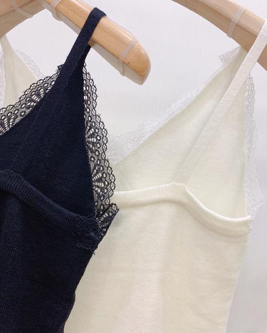 蕾丝拼接羊毛吊带 商品图4