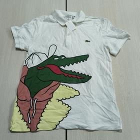 瑕疵LACOSTE男士鳄鱼图案短袖POLO衫
