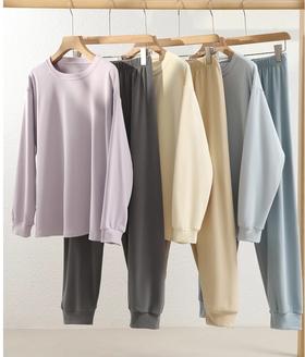 直发 【升级款】 超舒服！糯叽叽的 磨毛睡衣家居服两件套