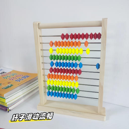 正版木博士蒙氏数学十档计算架 112张数字卡片 商品图1