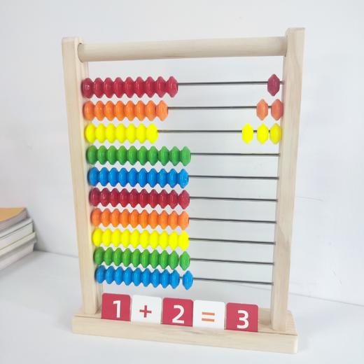 正版木博士蒙氏数学十档计算架 112张数字卡片 商品图3