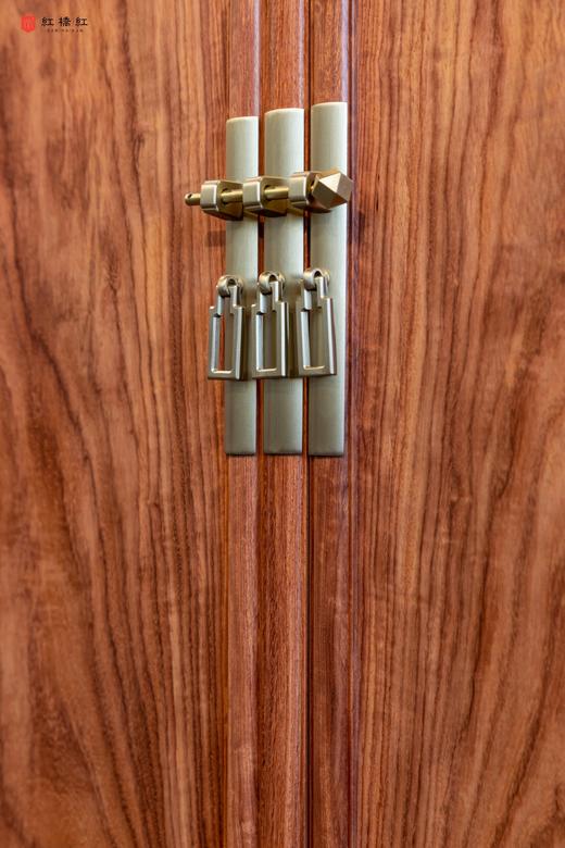 红桥红  家具严选  缅甸花梨（大果紫檀）【130 小号素面 圆角柜】 商品图2