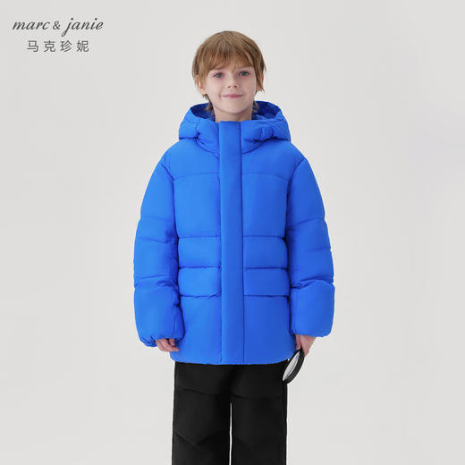 【三防】马克珍妮冬装男童超轻加厚连帽保暖羽绒服231510 商品图2