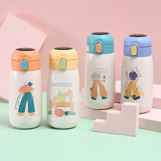 不锈钢儿童女士创意保温杯 420ML 商品图0