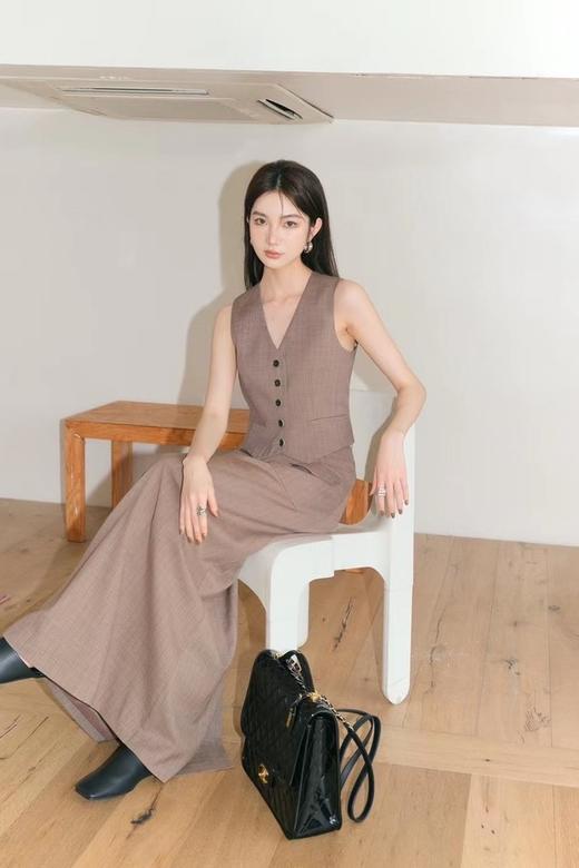 Kai & Kiera 复古帅气马甲半裙两件套装 18333 商品图7