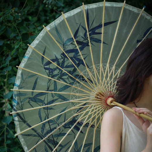 浏阳油纸伞 非遗技艺手工制作 防雨防嗮道具装饰国风伞 商品图0