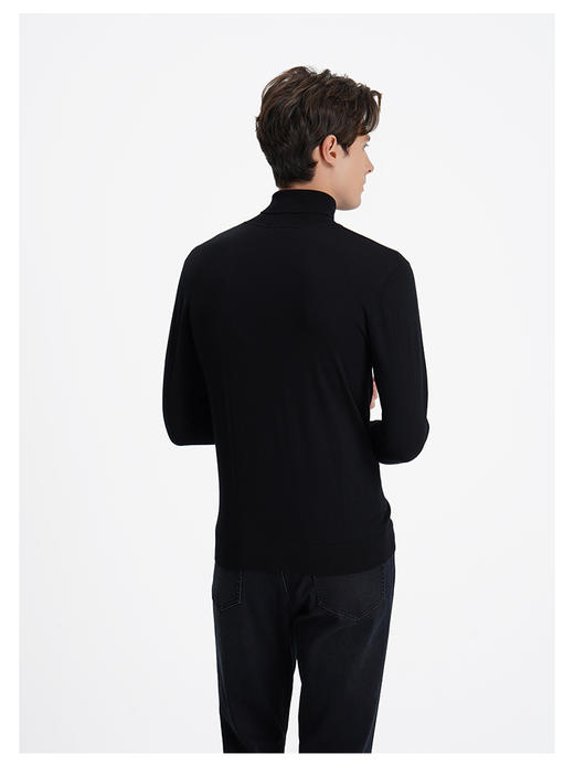 callisto黑色绵羊毛毛衣 商品图4