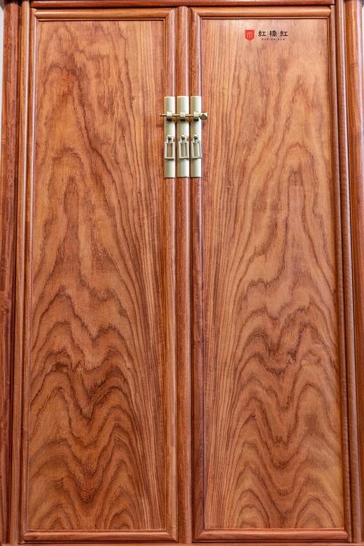 红桥红  家具严选  缅甸花梨（大果紫檀）【130 小号素面 圆角柜】 商品图3