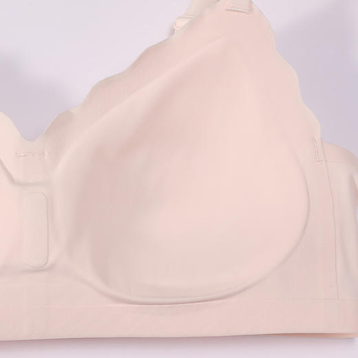 都市丽人内衣Vbra肌理提花中厚文胸3/4杯三排扣无钢圈LBT6N8 商品图8