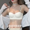 双重提拉无痕内衣女 小胸聚拢显大 无钢圈收副乳 2024新款白色固定带防滑文胸 商品缩略图3