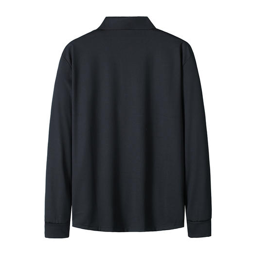 【新款DDY】大依优型大码长袖Polo衫翻领男士加肥加大休闲大码男装宽松长袖体恤上衣 商品图2