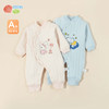 贝贝怡婴幼儿连体衣春秋保暖冬季夹棉新生儿男女宝哈衣爬服ZB4DL054 商品缩略图1