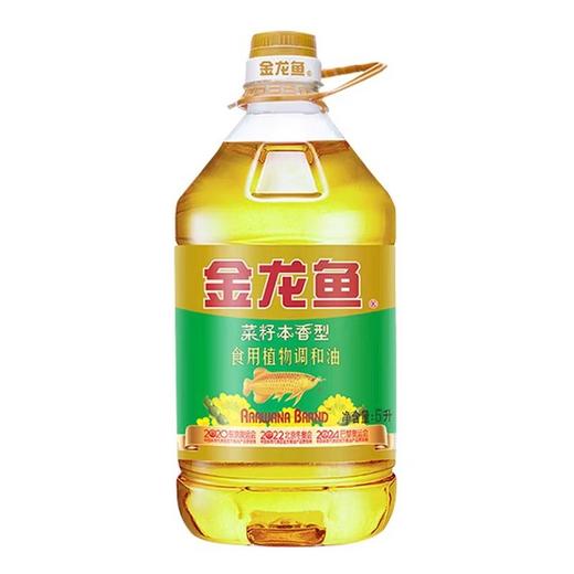 金龙鱼 菜籽本香型食用植物调和油 5L/瓶 商品图3