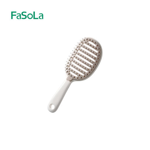 FaSoLa镂空梳子蓬松梳女士专用高颅顶防长发按摩静电家用排骨梳 商品图5
