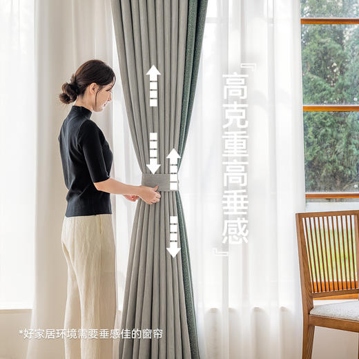 【松香乌龙】金蝉高克重高精密复古提花窗帘 商品图4