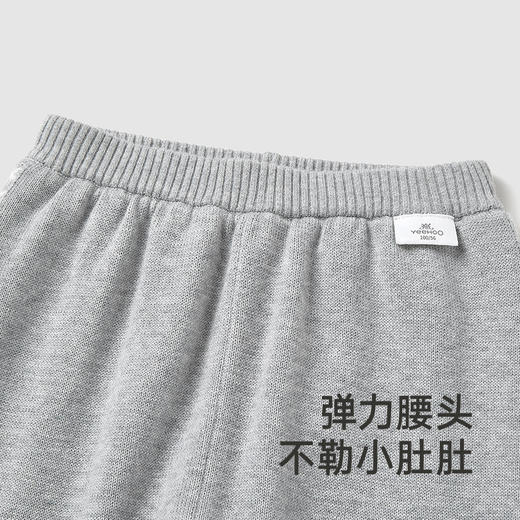 【商场同款】英氏儿童裤子冬季加绒保暖男童女童休闲长裤新款 商品图2