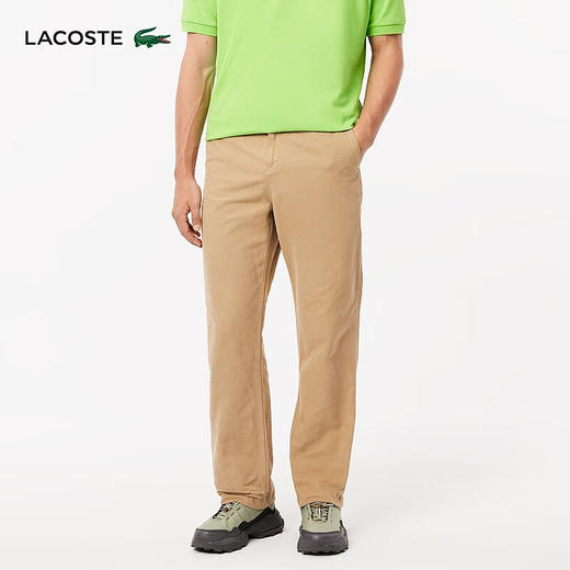LACOSTE法国鳄鱼男装新款时尚简约休闲工装裤HH3903-10 商品图0