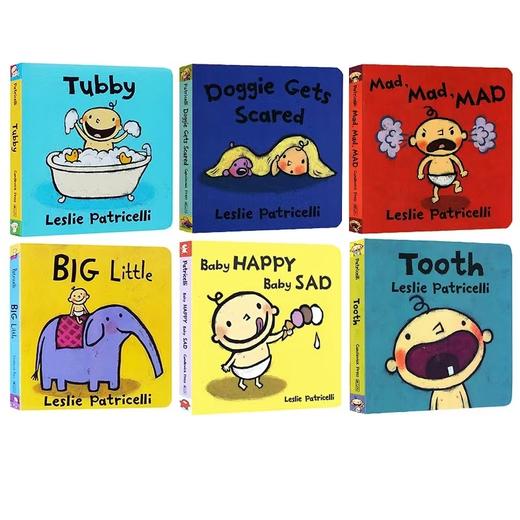 Leslie Patricelli 英文原版绘本6册 幼儿入门启蒙认知纸板书 脏小弟一根毛系列养成宝宝生活好习惯亲子互动 商品图0