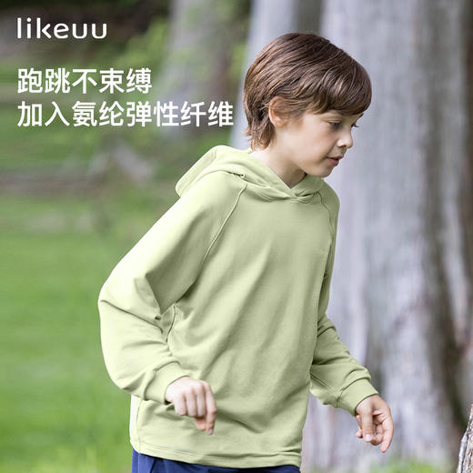 (11.11)ubras旗下likeuu儿童卫衣卫裤男女中大童休闲T恤裤子秋冬 商品图1