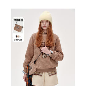 Teenie Weenie小熊卡通卫衣女冬季卫衣TTMA248T12I