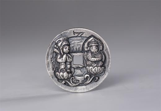 矩德泉坊 纯银手作  淳化元宝供养钱（2.5厘米版）001 商品图1