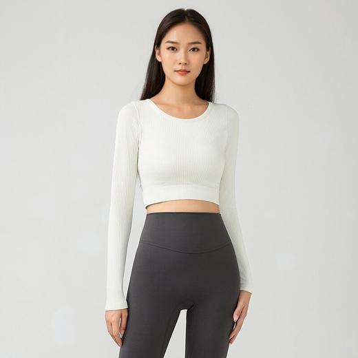 哈瓦塔秋装含胸垫短款运动长袖H340147 商品图7