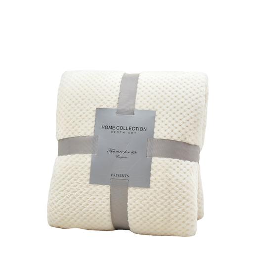 亚马逊纯色菠萝格毛毯 沙发毯珊瑚绒毯子法兰绒毛毯午休毛毯批发 商品图4