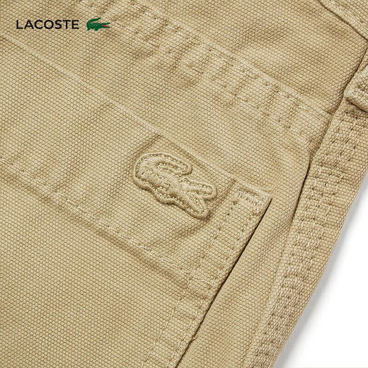 LACOSTE法国鳄鱼男装新款时尚简约休闲工装裤HH3903-10 商品图4