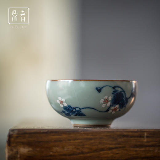 问鼎鼎者青花平口杯(白雪花)(三友)(竹叶芭蕉)(兰石)（缺货） 商品图0