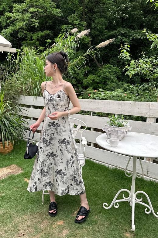 ANSUABEL 国风浪漫提花连衣裙 18596 商品图2