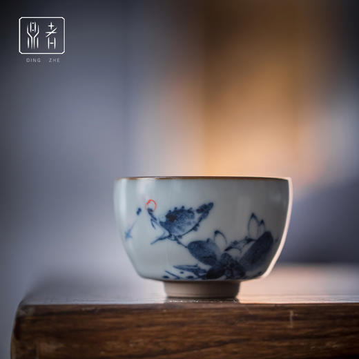 问鼎鼎者青花融渥杯(和为贵)（缺货） 商品图0