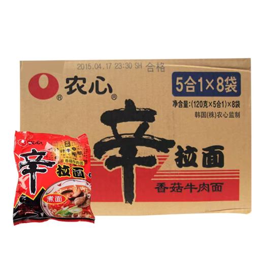 农心辛拉面香菇牛肉面(箱) 商品图0