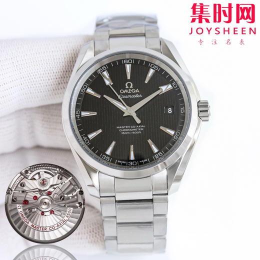 UVS欧米茄 OMEGA 海马150米系列 黑海马 男士腕表
机芯：搭载改Cal.8500 商品图1