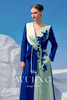 4202003 青蓝冰水 进口立体亮丝加厚料大衣 雾境 商品缩略图2
