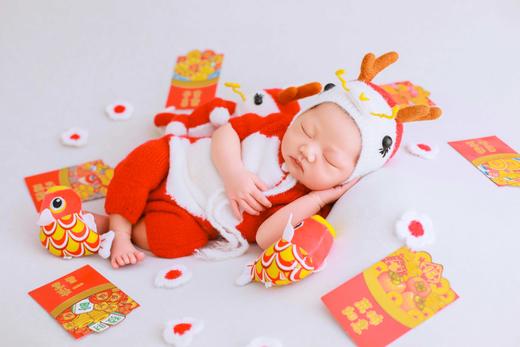 【0元免费上门拍】成都玛瑞莎|0-30天宝宝新生/满月照！送4张精修底片+2套造型+7寸相框，市区内可免费上门拍！ 商品图3