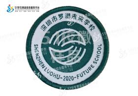 通版深圳市罗湖未来学校织唛校徽礼服布标姓名贴章可缝烫现货发51